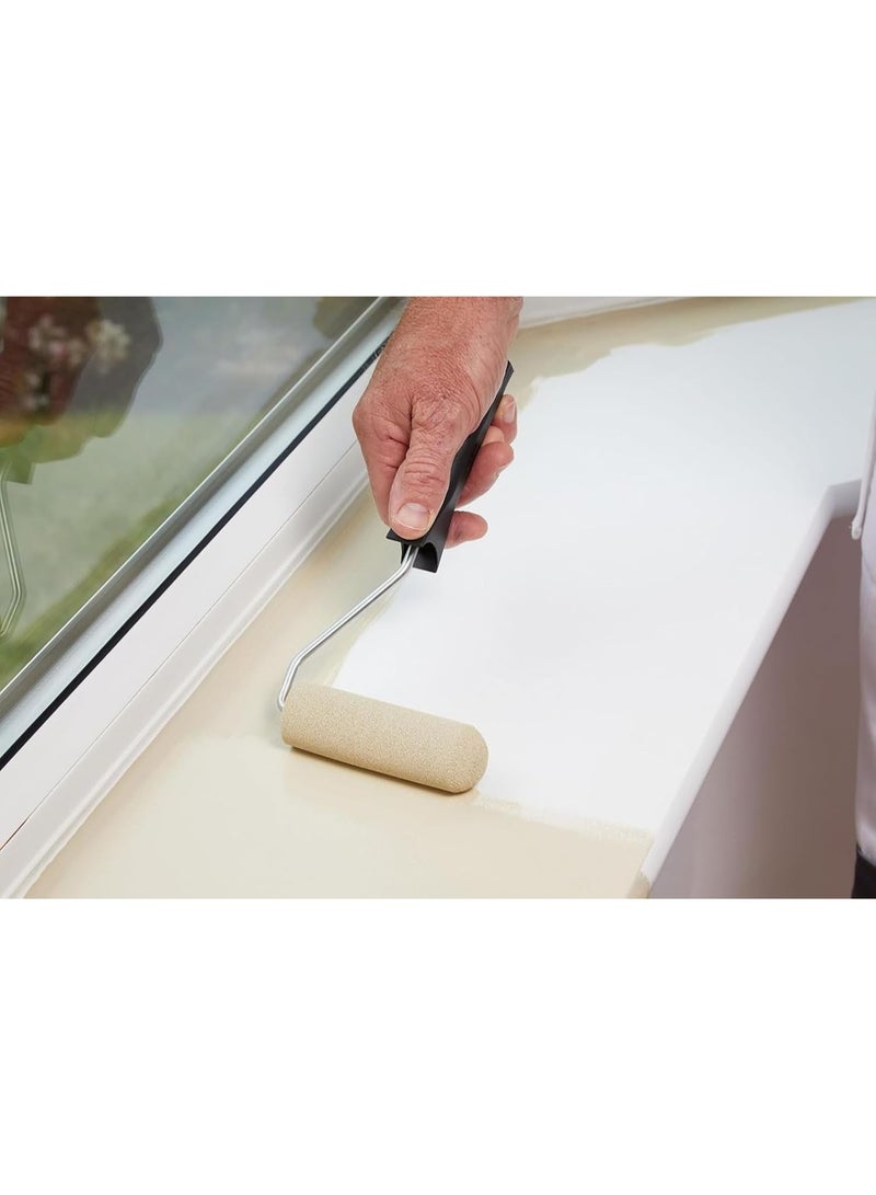 Foam Paint Roller, 4 Inch-10 Pack Paint Roller Kit, Complete Mini Paint Roller Kit with Small Foam Paint Roller Covers, Frame, Tray, and Liner for Professional Painting Results - Image 4